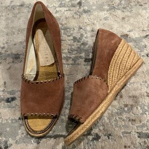Jack Rogers suede heels, Women’s 7